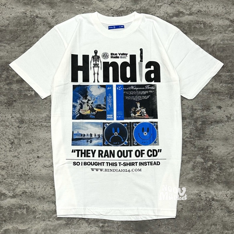 NOOV MUSIC Hindia - CD Soldout Tshirt Unisex - White