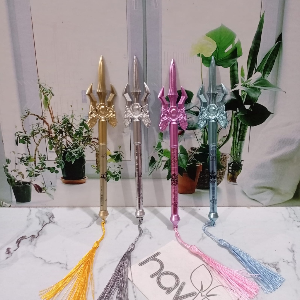 

(12Pc) Pen Gel Motif Cowo Pena Pulpen