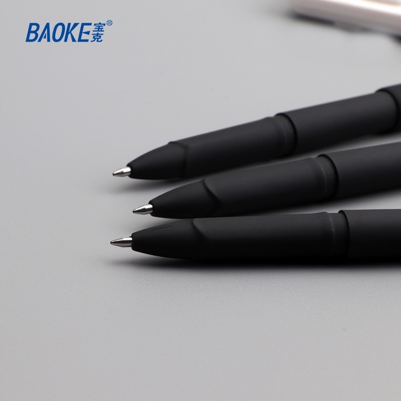 

Baoke 12Pcs/Box Pulpen Gel Antibacterial Gel Pen 0.5/0.7/1.0Mm Tinta Hitam Pena Kapasitas Besar