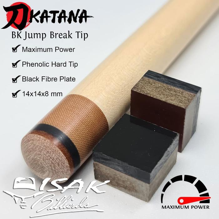 New.. Katana Bk Break Jump Tip - Hard Phenolic Cue Tips Billiard Stick Jb