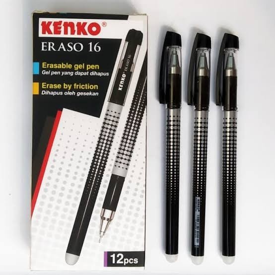 

Pulpen Hapus KENKO Eraso 16 Erasable Bisa HAPUS [ LUSIN ]