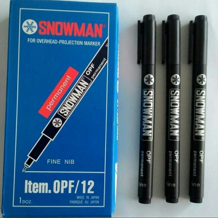 

Pulpen Permanen OHP OPF Snowman