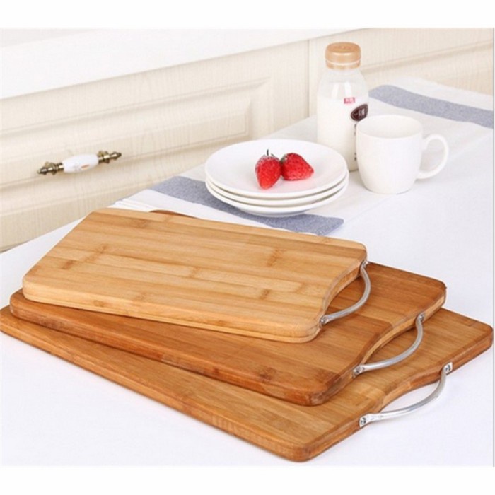 Papan talenan bambu tebal import wooden cutting board