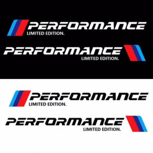[TopSeller] Cutting sticker mobil bmw performance limited edition