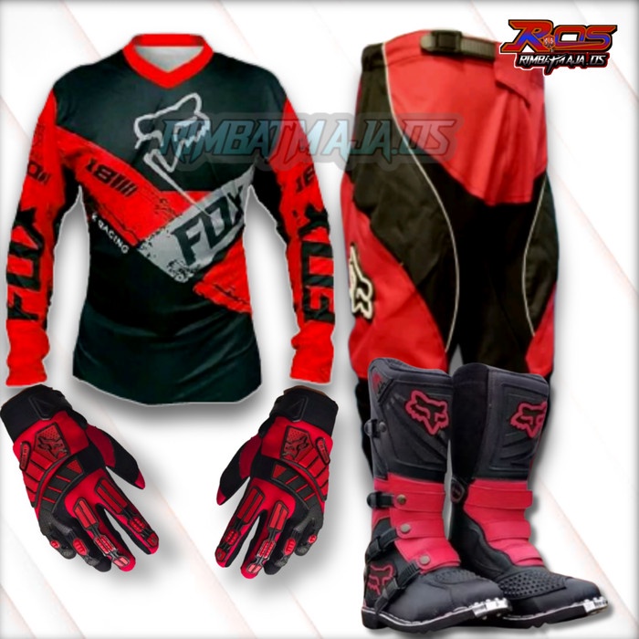 Jersey Jerset motor trail cross set adventure trabas dewasa Baju