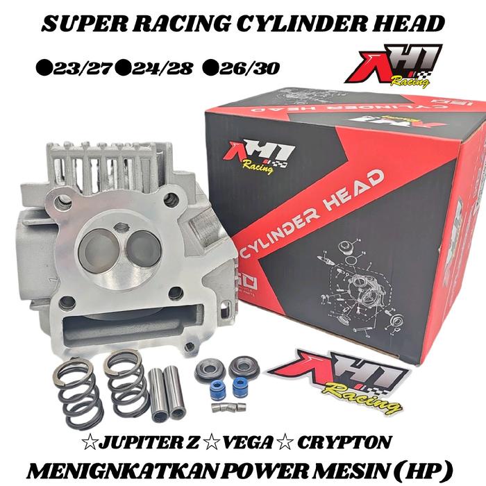 CYLINDER BLOK HEAD JUPITER Z VEGA R CRYPTON 23/27 24/28 26/30 MM - CYLINDER BLOCK BLOK HEAD 24/28