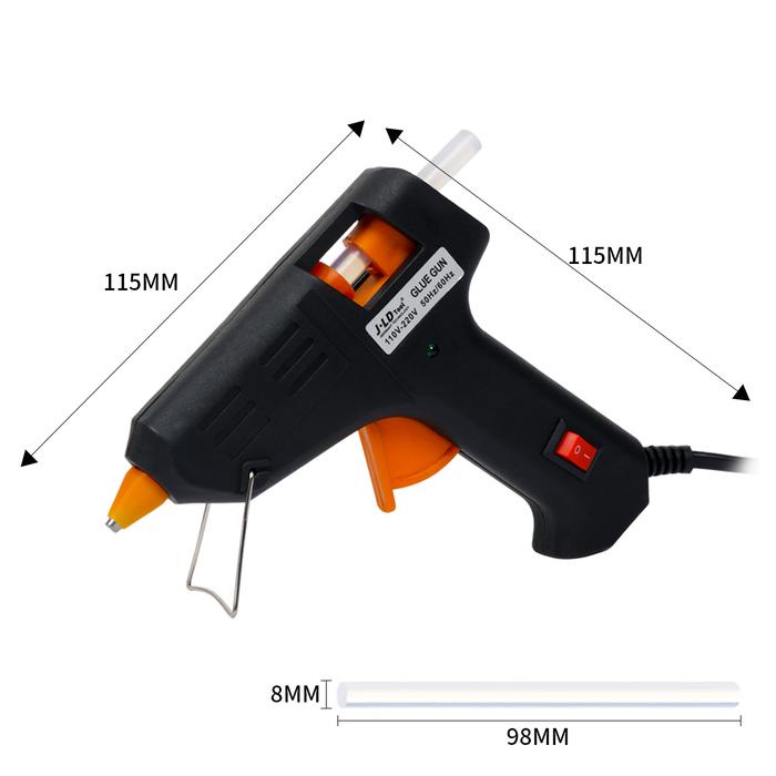 

JLD Hot Melt Glue Gun Lem Tembak 20W + 10pcs Glue Stick DIY GUN lemtembak