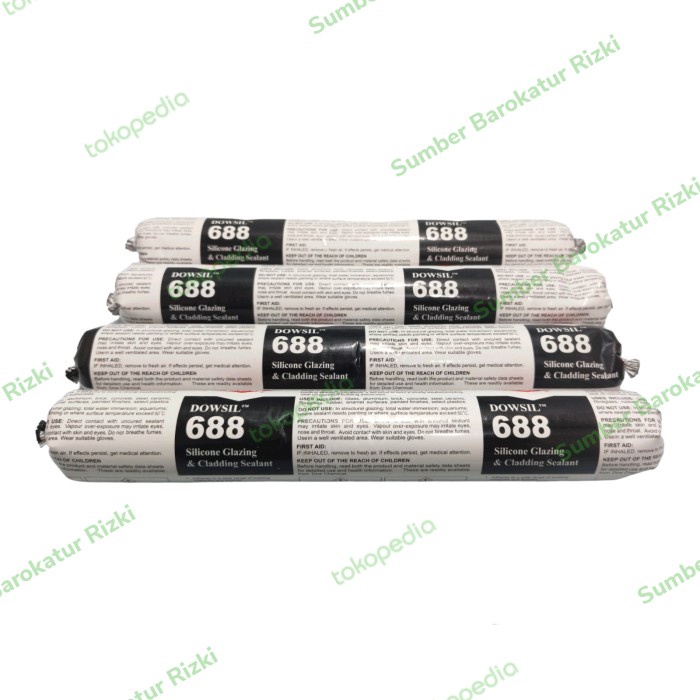 sealent dowsil 688 600ml Hitam