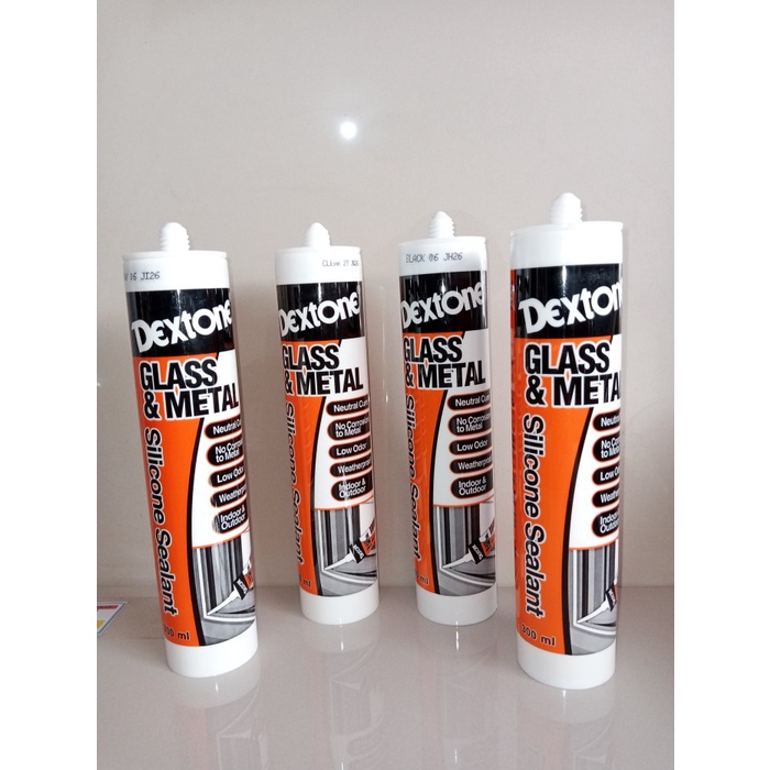 Lem Sealant Botol Clear Dextone Neutral / Lem Kaca Bening Dextone Netral / Lem Silicon