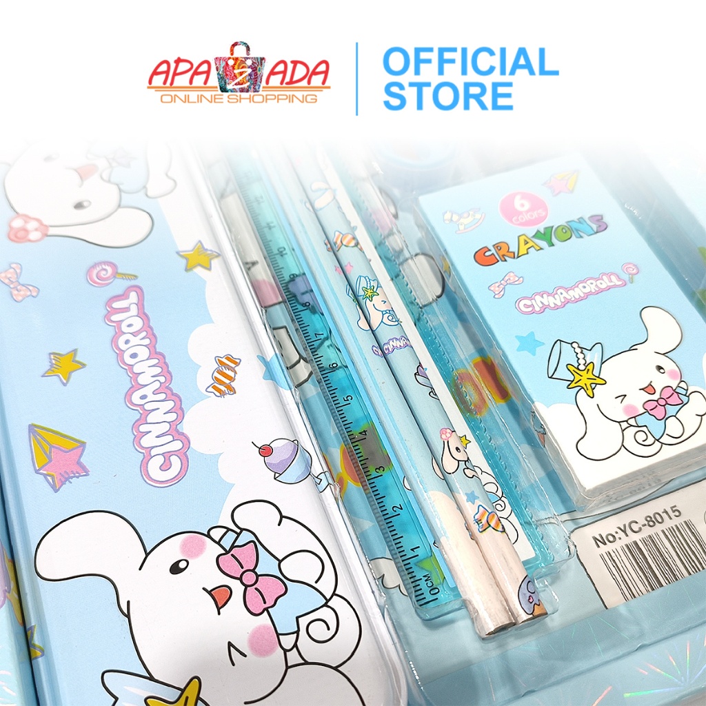 

Apazada - Paket Alat Tulis Set 7 In 1 Karakter Sanrio / Stationery Set Untuk Hadiah Anak Sekolah