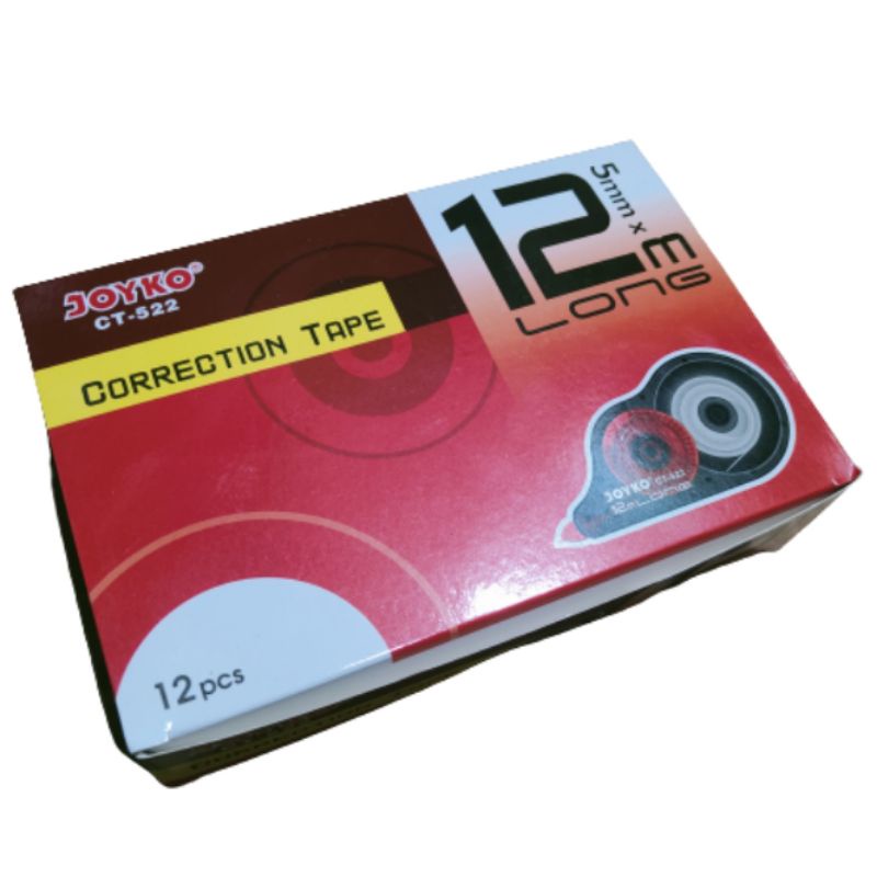 

Tipe-X Pita Correction Tape Joyko Ct-522 Grosir 6Pcs