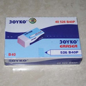 

Stip Penghapus Pensil Joyko 526 B40P (Putih-40 Pcs)