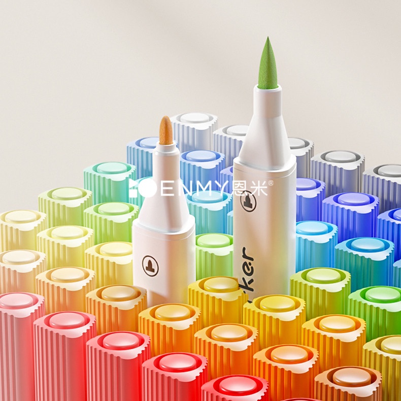 

Enmy Spidol Akrylic Marker 48 Warna, Dual Tip, Cocok Untuk Diy, Mewarnai Batu, Kanvas, Keramik