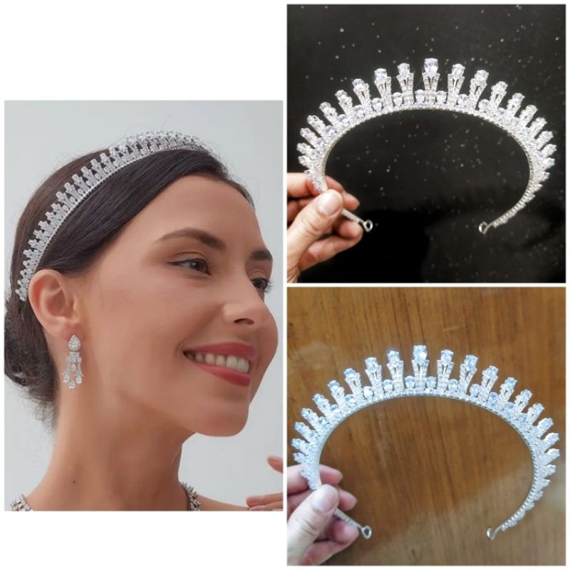 Mahkota Aurel Ricis - Mahkota Pengantin Zircon Viral - Aurel Crown