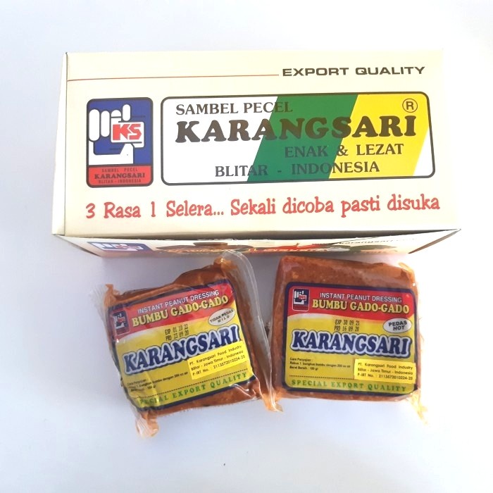 

Bumbu Gado-gado Karangsari 180gr - Cipta Rasa Blitar