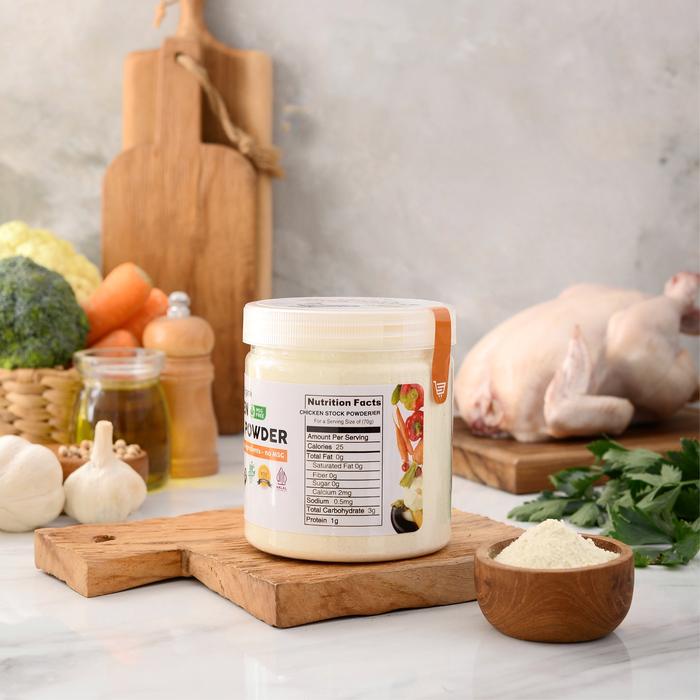 

Kaldu Ayam Bubuk Non MSG Organik Bumbu Penyedap Rasa Ayam Organic Chicken Stock Seasoning Powder