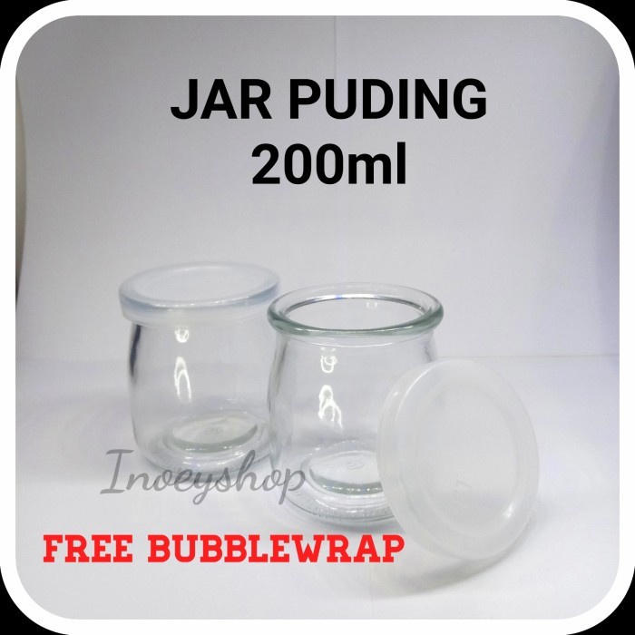 (Expert) JAR PUDING 200ML DENGAN BUBBLE