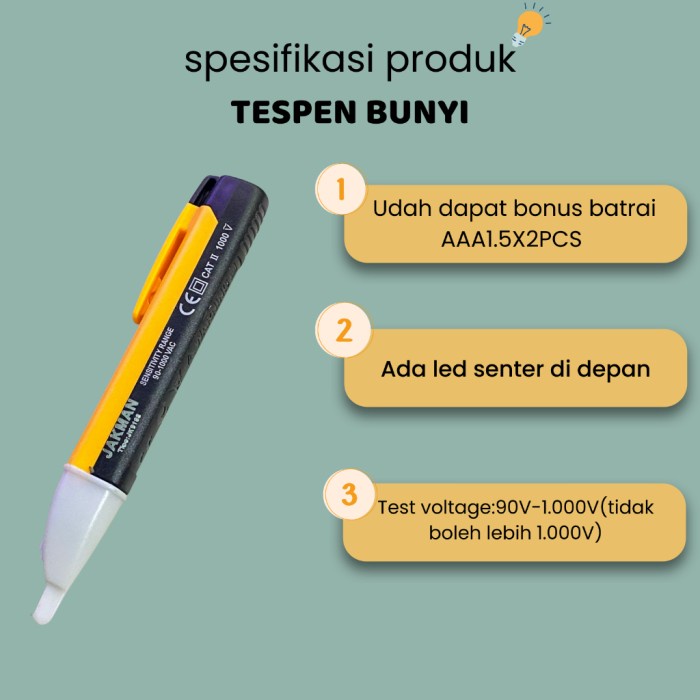 (Expert) TESPEN SENSOR / TESPEN BUNYI / TESPEN MURAH / TESPEN DIGITAL / JAKMAN