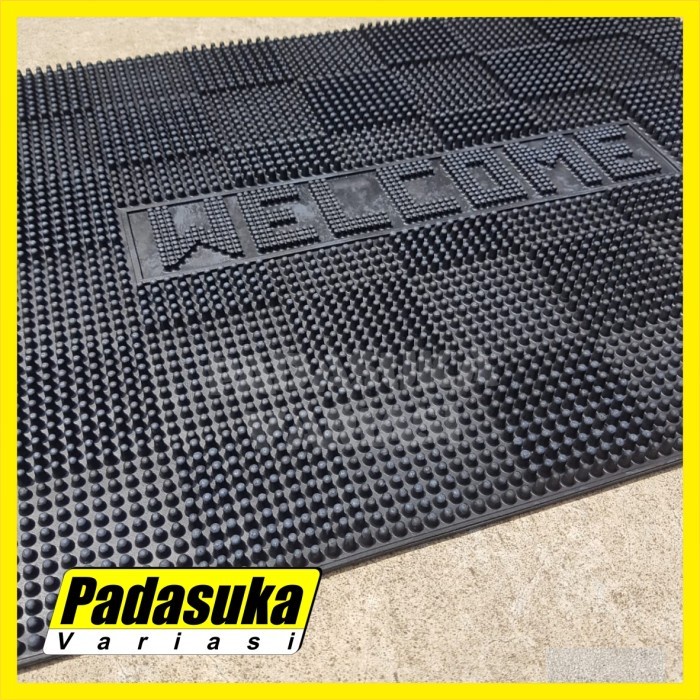Keset Welcome Besar Panjang 40x60 Keset Kaki Anti Slip Depan Rumah