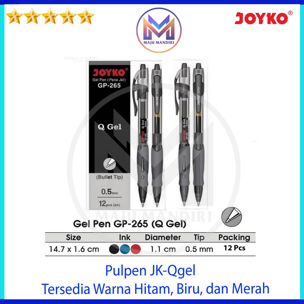 

Pen Gel Joyko Qgel GP265 / Pulpen Cair Cetek GP 265 Pen Q Gel