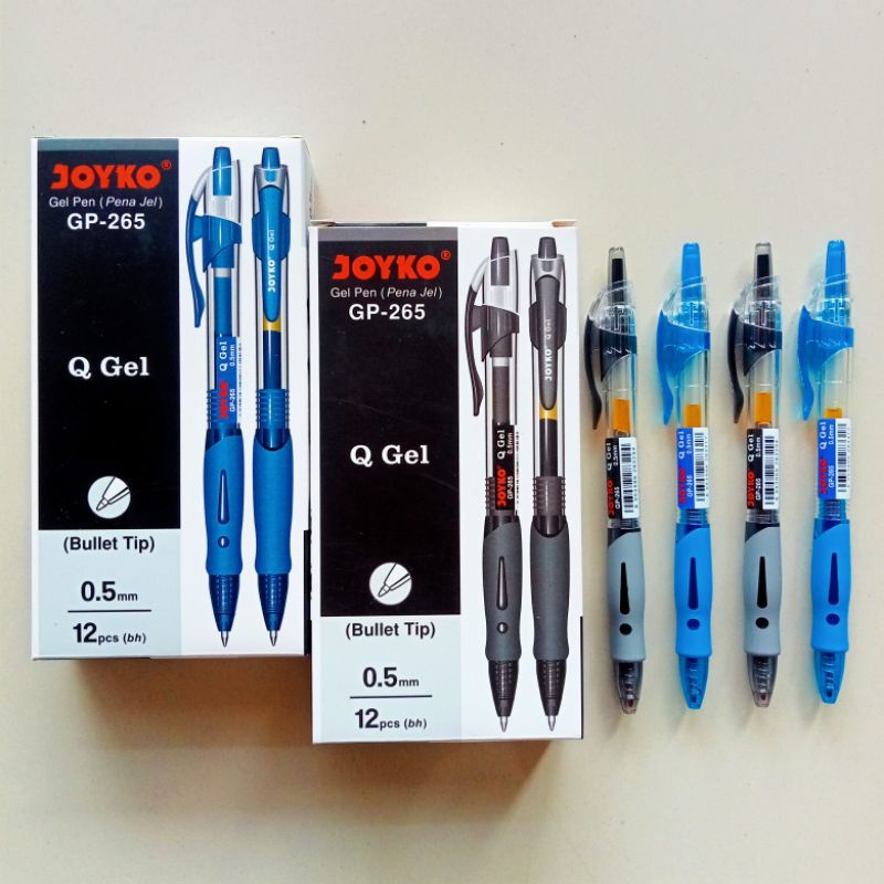 

Pulpen Gel Pen Joyko Q-265 Q Gel ( 12 Pcs ) [ Original ]