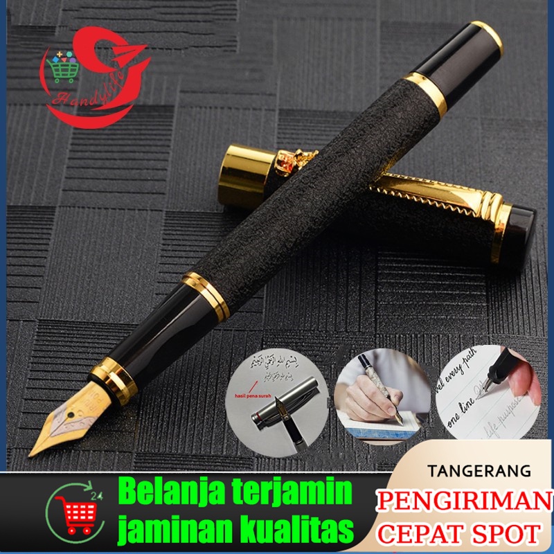 

Kaligrafi fountain pen Nib 0,7mm pena kalam tutul sudah di asah siap pakai untuk lugot