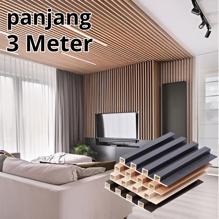 WPC PANEL PREMIUM/ WOOD PANEL PER LEMBAR/ WPC MURAH