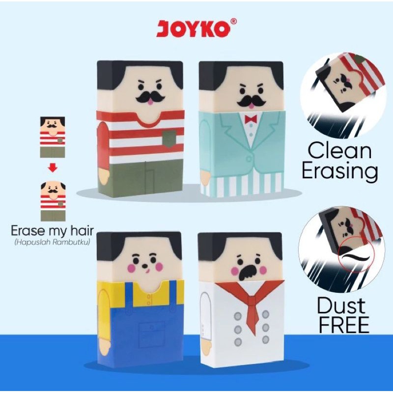 

Penghapus/Eraser karakter Joyko Er-125 ( 1pak/24pcs )