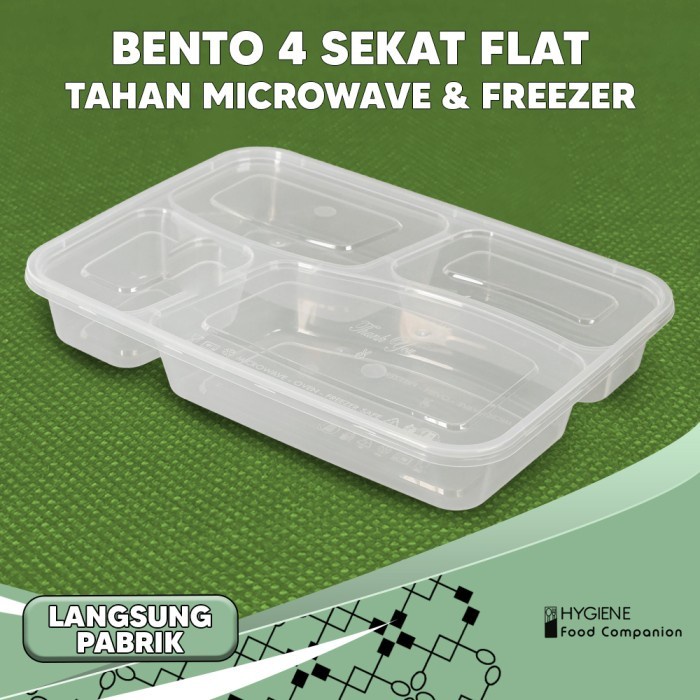 (Expert) Thinwall Sekat / Kotak Makan Sekat Plastik All Size Flat, Dome, Star