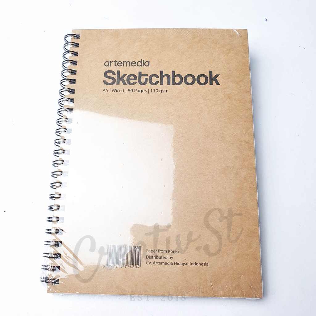 

IK! ARTEMEDIA Sketchbook A5 80 Halaman 110 Gsm Buku Sketsa Gambar Pensil Charcoal Arang