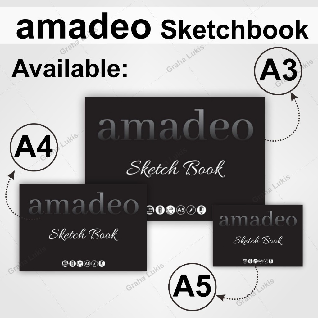 

IK! Amadeo Sketchbook A3 / Sketch Book A3