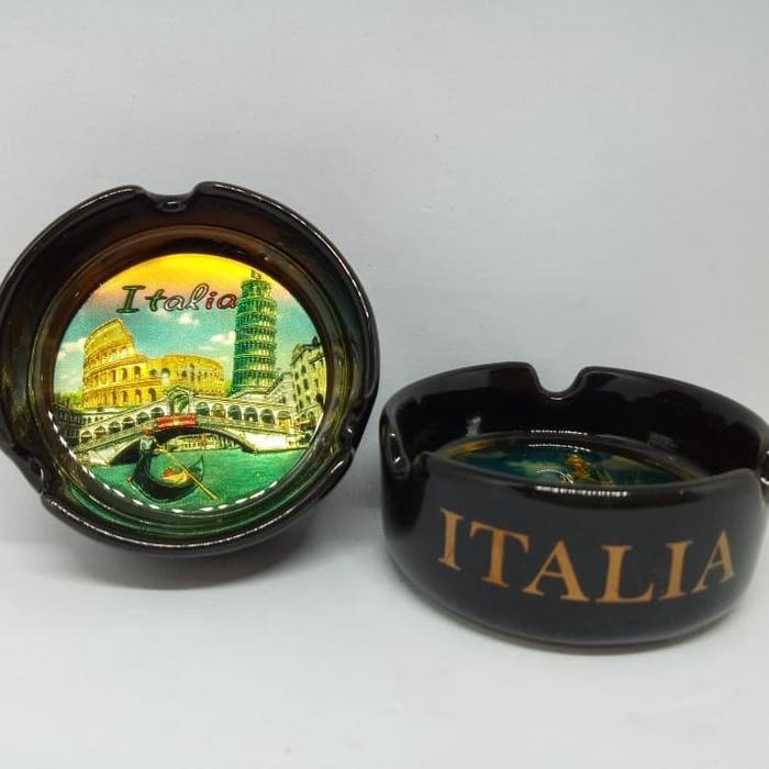Terbaru- Souvenir Asbak keramik oleh oleh Italia cemderamata Italy