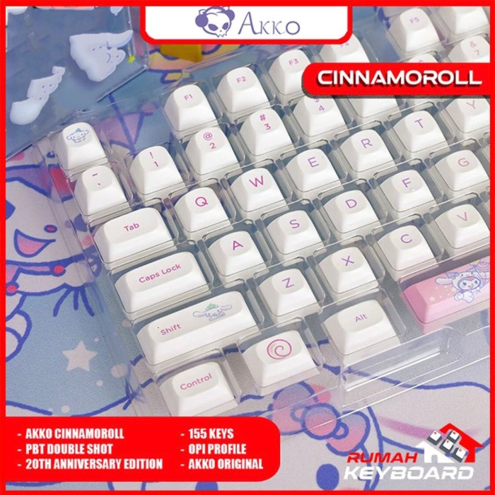 [Expert] KEYCAP - KEYCAPS - OPI PROFILE - AKKO CINNAMOROLL 20TH ANNIVERSARY