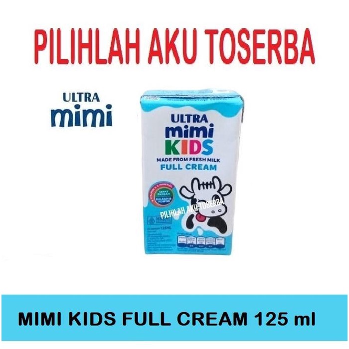 

SUSU ULTRA MIMI KIDS FULL CREAM 125 ML - (1 DUS ISI 40 PCS) MILK BEST SELLER