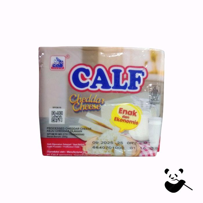 

KEJU CALF CHEDDAR CHEESE 200 GR TERLARIS