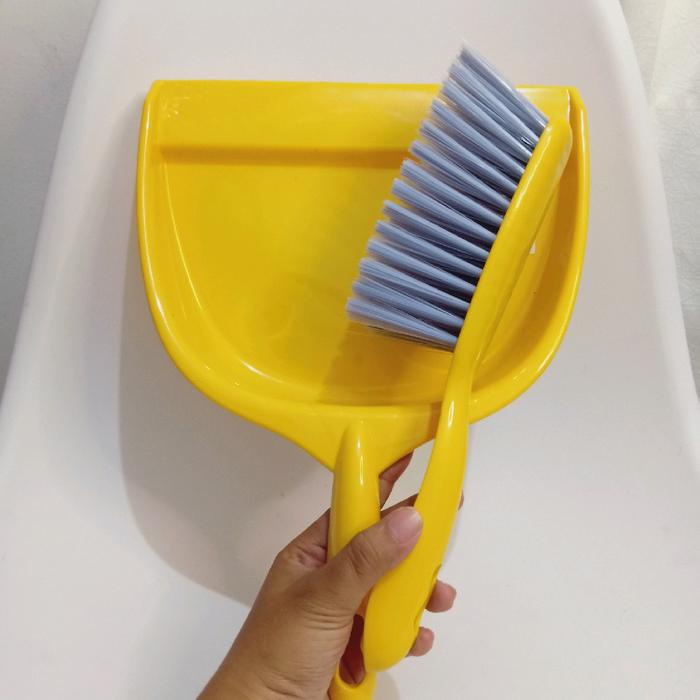 Terbaru- BRUSH SET SAPU PENGKI Hijau Biru Pink