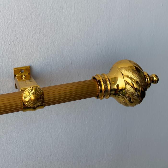 murah- Batang Gorden Aesthetic Tirai Jendela Pintu Besi Hordeng Pintu 1 meter Full Set