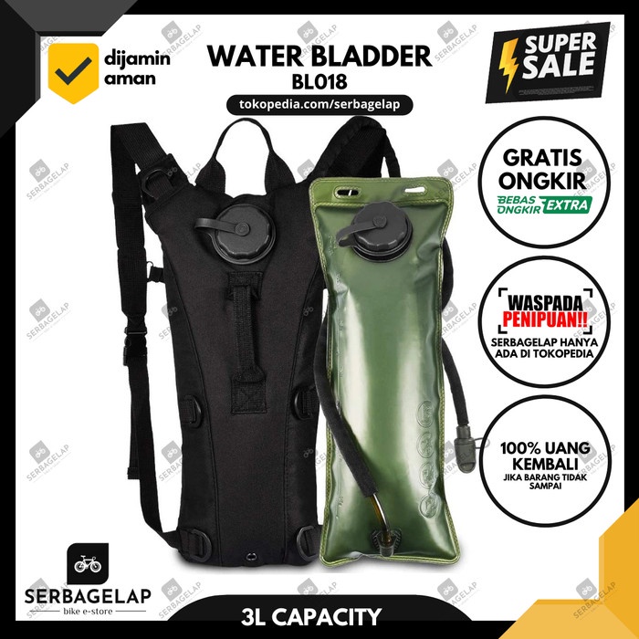 MacamKita- Tas Tempat Kantung Kantong Water Bladder Air Minum 3 Liter Gendong