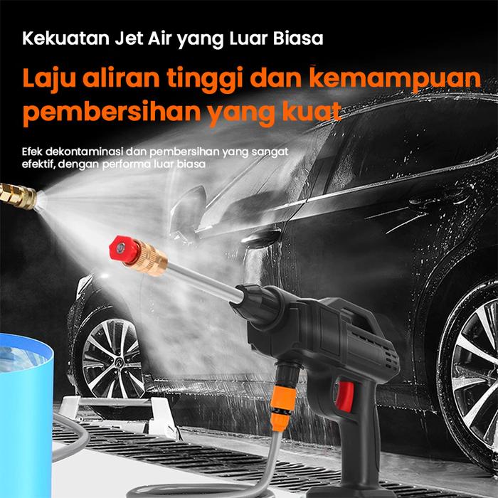 Superjet 48Vf Jet Cleaner Cuci Motor Portable Jet Alat Cuci Motor Cuci Mobil Baterai Alat Cuci Mobil