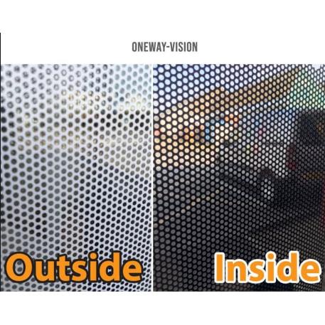 

STICKER / STIKER ONE WAY VISION / PERFORASI LEBAR 127CM x 50CM