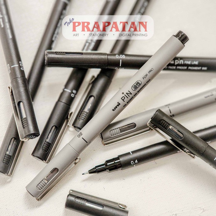 

Uni Pin Drawing Pen Fine Line Boxy 0.1-0.8 / Pulpen Gambar