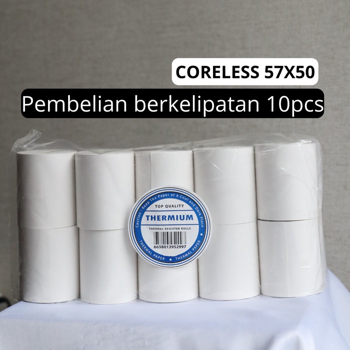 

KERTAS THERMAL KASIR STRUK Uk. 57x50 MURAH