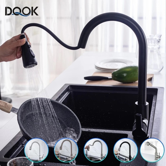 Kitchen Faucet Black Kitchen Tap Pull Out Kitchen Sink Mixer Tap