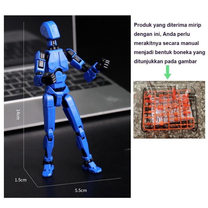 

Dummy 13 Action Figure/Figure Robot T13 Lucky 13 Full Artikulasi/3D Printed Doll Toys with 13