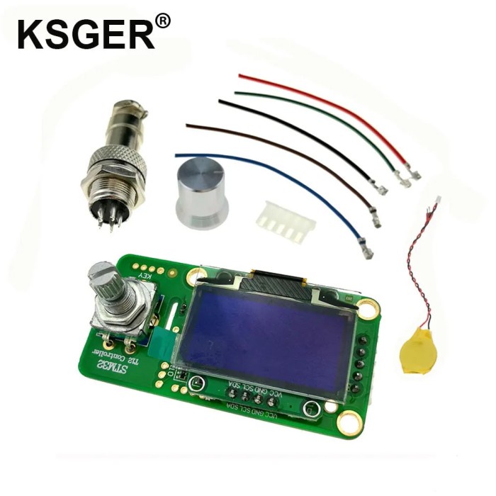 KSGER V2.1S Digital STM32 OLED 1.3 Size Screen T12 Temperature