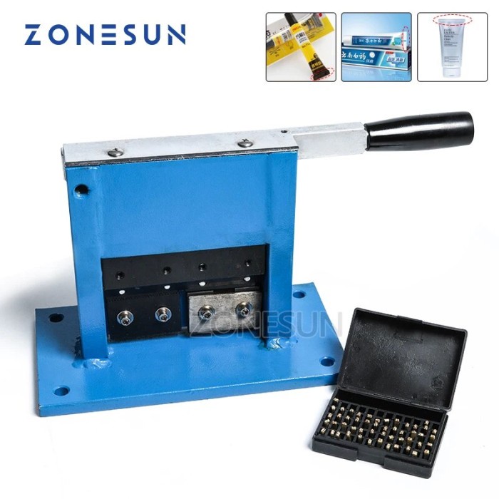 ZONESUN Aluminum tube sealing machine teeth paste tube sealer