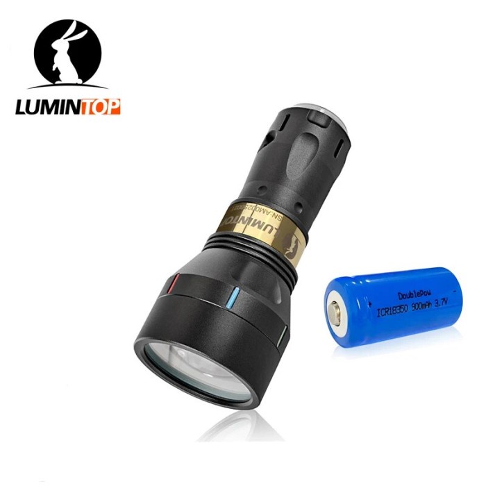 LUMINTOP THOR II LEP Flashlight Max 350 Lumens Long Beam distance