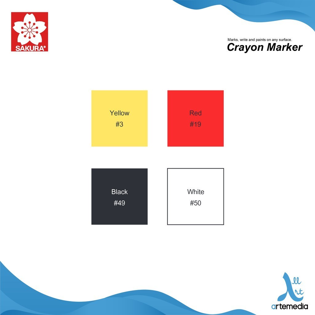 

IK! Sakura Industrial Crayon Marker Stick Krayon
