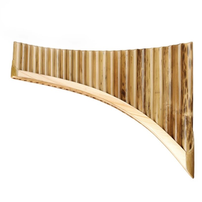 25 Pipes Pan flute Upscale Romanian Folk Instrument Water Bamboo Pan