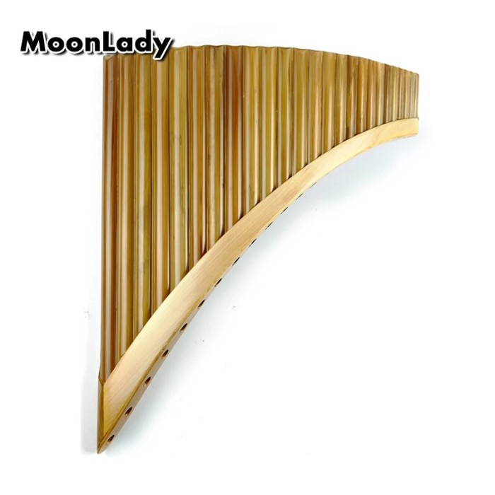 Chinese Traditional Musical Instrument 25 Pipes Pan Flute C Key Pan